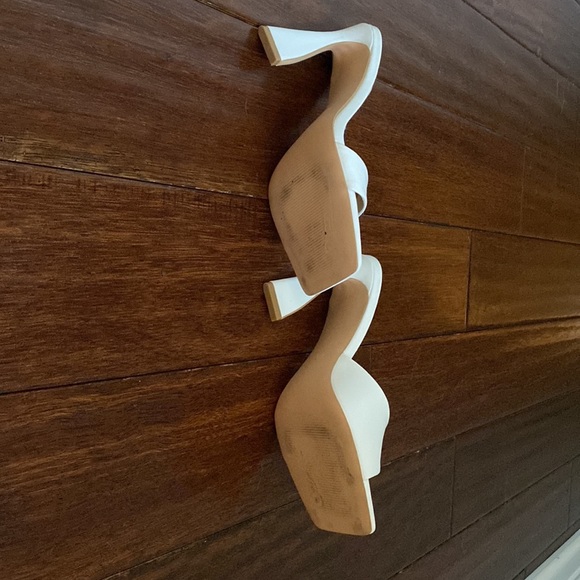 Brand new white high heels. - Picture 5 of 5